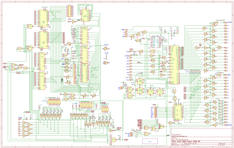 SSM CB1A w/ Serial Schematic » Bits Of The Golden Age