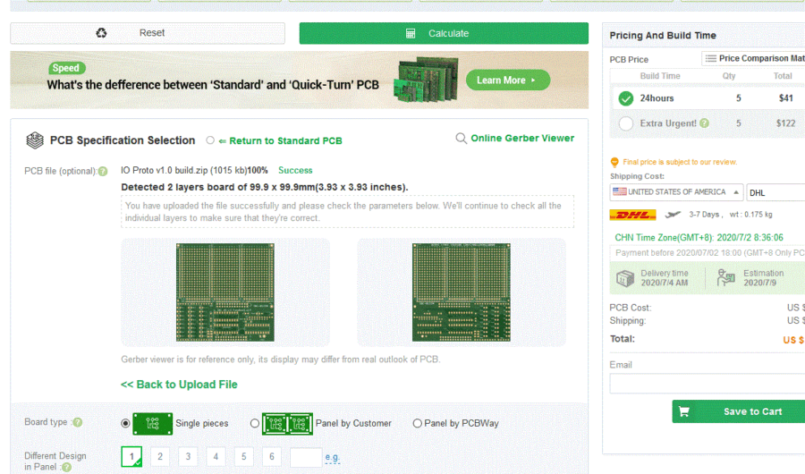 Port I/O Prototyping Board Build Files