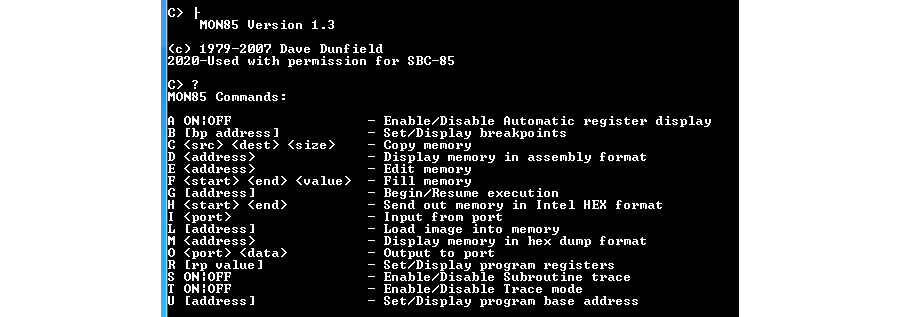 MON85 Dave Dunfields Diagnostic Monitor